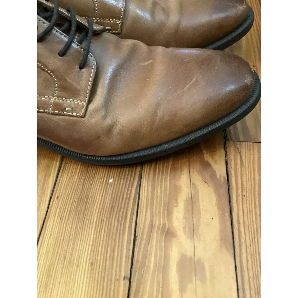 Nunn‎ Bush Mens Shoes  Brown Lace Up Size 11 M Leather